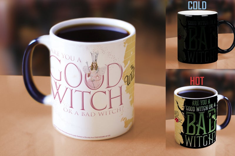 Morphing Mugs Wizard of Oz (Good Witch Bad Witch) Ceramic Mug, Black,11 fl oz - Image 2